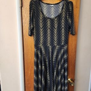 LuLaRoe Nicole dress XL EUC